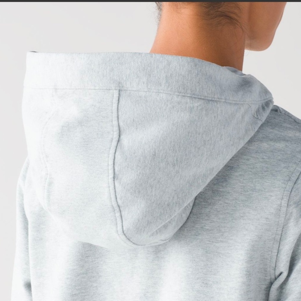 Lululemon Split Pullover Heathered Light Grey / S… - image 2